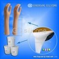 skin safe rtv2 liquid silicone for Prostheses foot casting 3