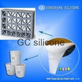 rtv condensation cure liquid silicone for concrete stone and rock veneer molds 1