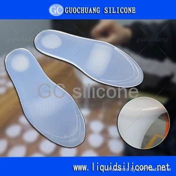 good quality rtv2 liquid silicone gel for machine injection healthy Insole 4