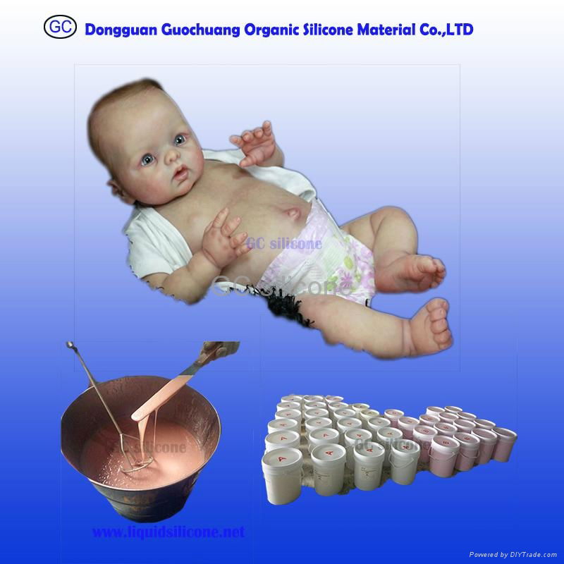 medical grade silicone rubber for reborn baby doll making