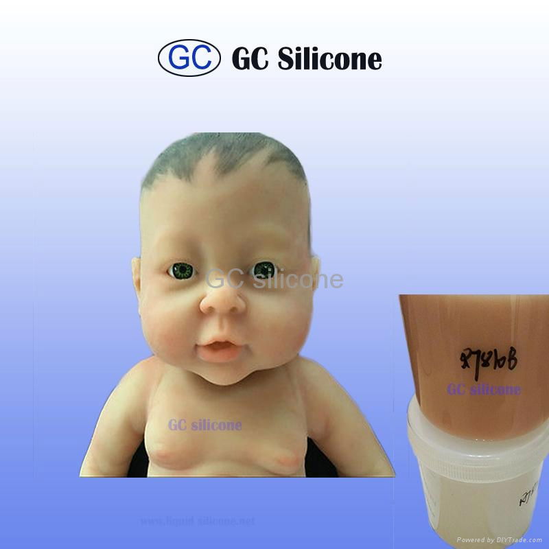 medical grade silicone rubber for reborn baby doll making 2