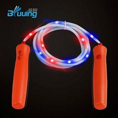 2015 Bluuing brand shining jump rope& led smart jump rope for sports and enterta