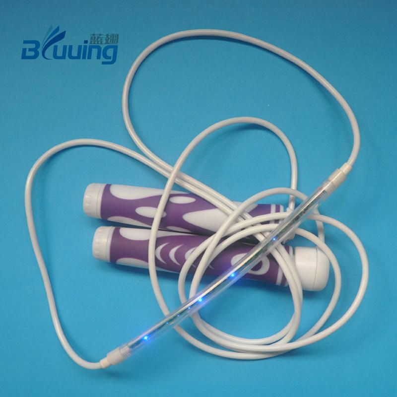 Jumping 2015 online shopping led digital jump rope&counting in the air jump rope 3