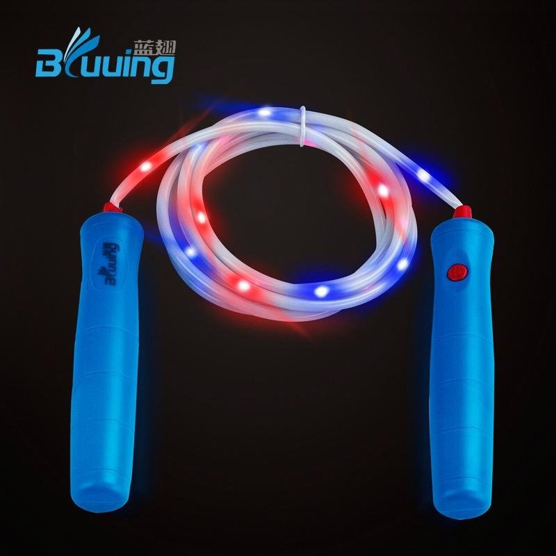 2015 Hot sale Bluuing brand OEM light jump rope for kids China Gold manufacturer
