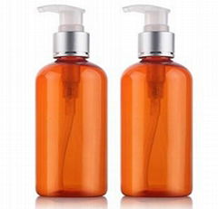 200/300/500ml PET square bottle with lotion pump / spray /aluminum cap 