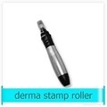 sliver color 12 pins stainless needle cartridge derma stamp roller/ derma pen
