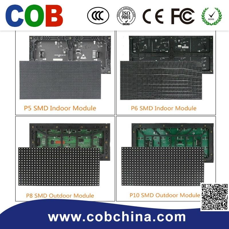 P7.62 indoor full color led display module
