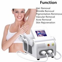 Best configuration IPL SHR Hair Removal Machine With Two Handles