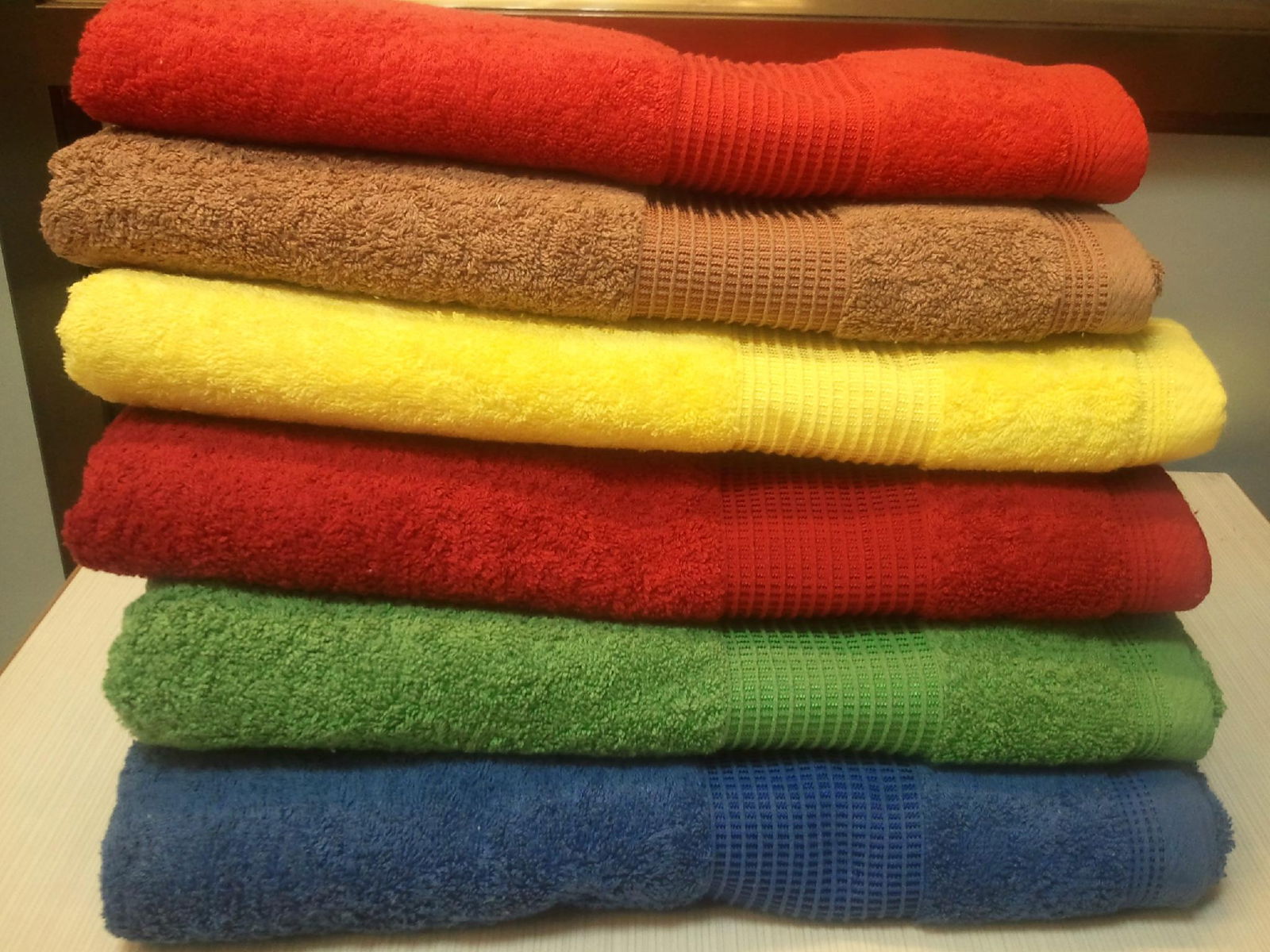 Wholesale High Quality Dobby 100% Cotton Bath Towel, 5 Star Hotel Bath Towel