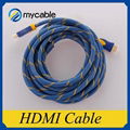 High quality HDMI cable 2.0 with 24k Gold plated and Full 1080P support 3D 