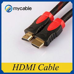 High quality 24k Gold plated connector 1080P HDMI Cable 1.4