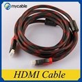 China 24k Gold plated connector 1080P HDMI Cable 1.4 5