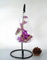 wholesale Pear shape hanging glass vases for home decoration 3