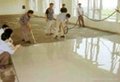 Self leveling cement