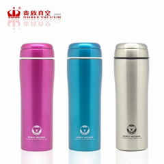 Double wall elegant stainless steel cute vacuum flask thermal mug KAOLA