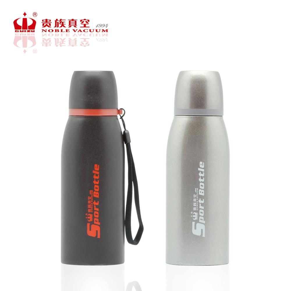 Double wall stainless steel FLAT sports bottle vacuum flask thermal mug 2