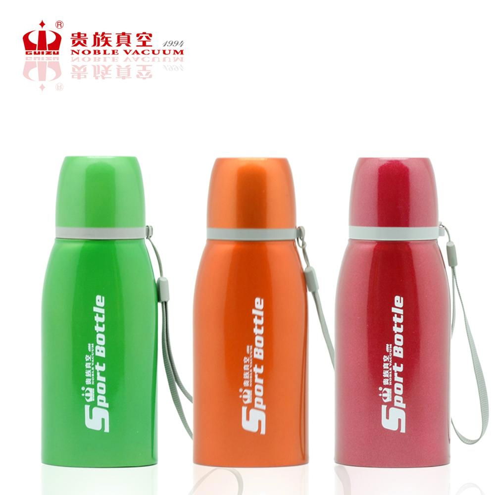 Double wall stainless steel FLAT sports bottle vacuum flask thermal mug 4