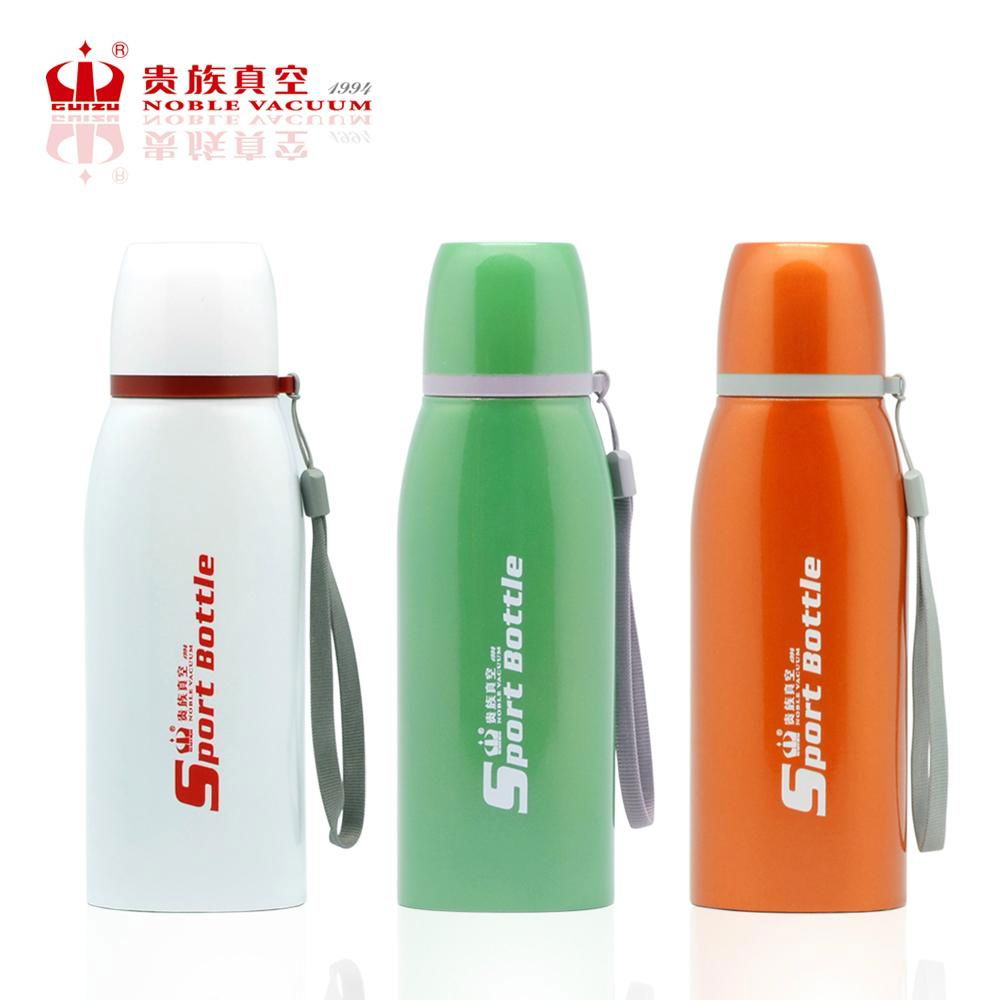 Double wall stainless steel FLAT sports bottle vacuum flask thermal mug 3