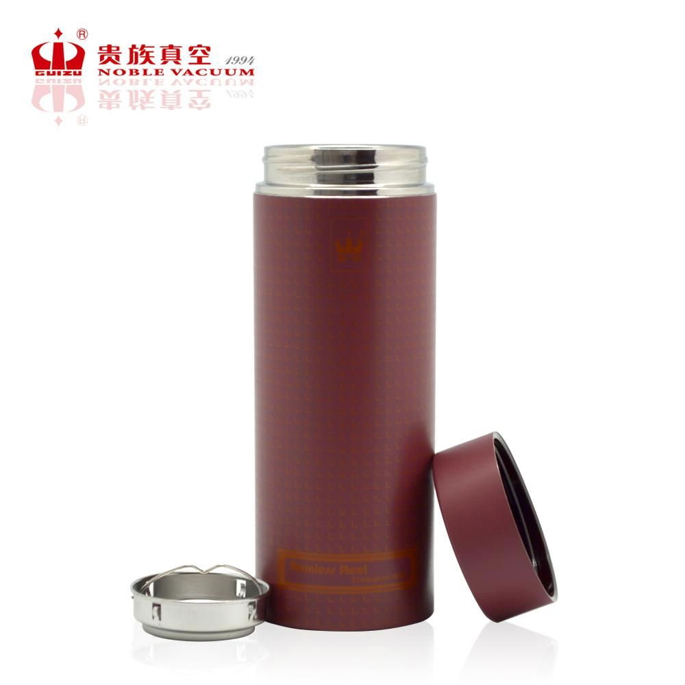 Three wall stainless steel and natural purple clay vacuum flask ceramic mug2 4