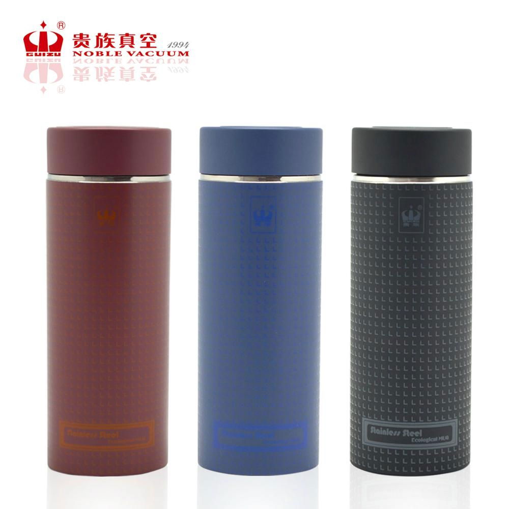 Three wall stainless steel and natural purple clay vacuum flask ceramic mug2 2