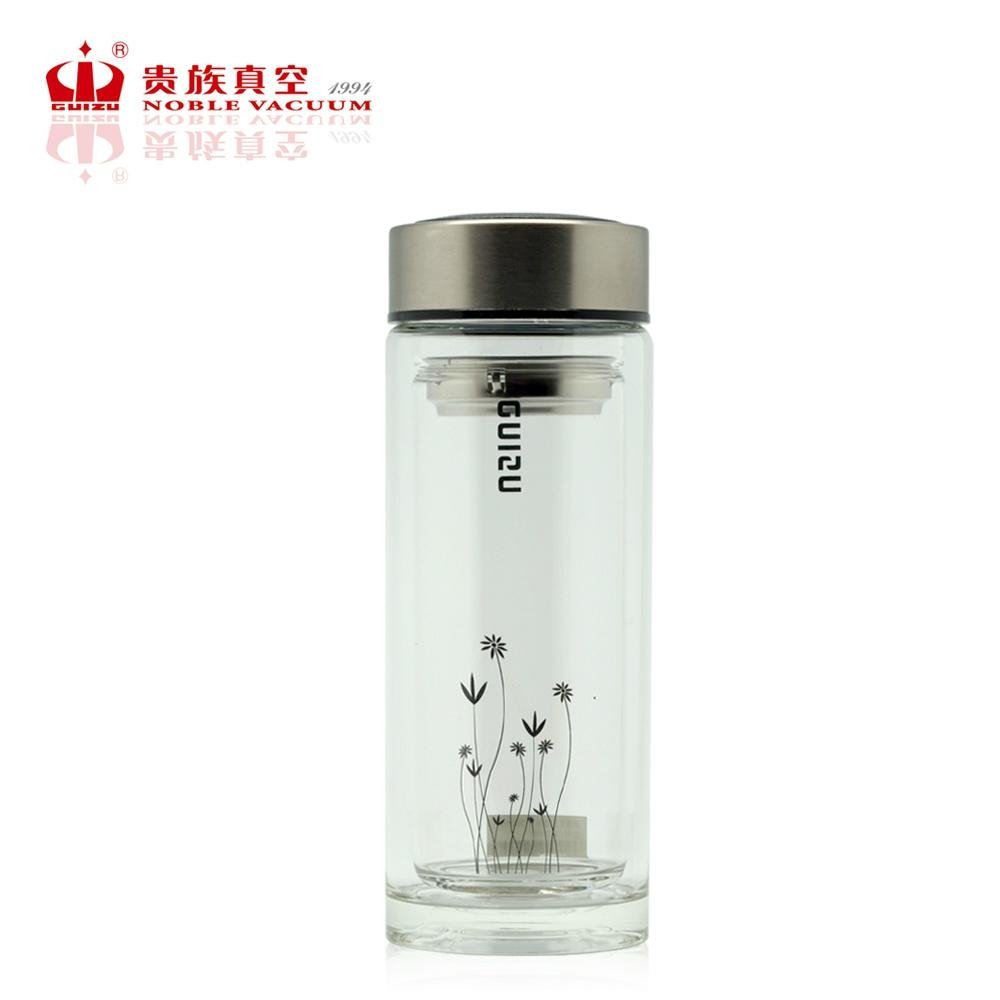 Double wall glass tumbler healthy glass bottle elegant glass cup YALE 3