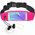 Sport Running Waist Belt  Bag With Touch screen Runner Pouch for iPhone6 6S Plus 1