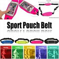 Sport Running Waist Belt  Bag With Touch screen Runner Pouch for iPhone6 6S Plus 3