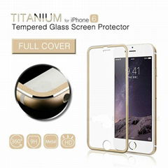 Full Edge Coverage Alloy Arc Tempered Glass Film Screen Protector for iPhone 6