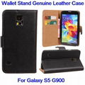 Wallet Case Folio Stand Genuine Leather