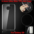 0.3MM Ultra Thin Case Soft Transparency Clear TPU Rubber Gel Cover for galaxy S6