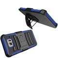 Hard Silicone TPU Rubber Case With Kickstand Belt Swivel Clip Cover for Note 5 3