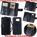 Flip Wallet Leather Case Detachable