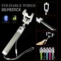 Mini Foldable Wired Cable Take Pole Self Stick Monopod for iPhone IOS Android 5
