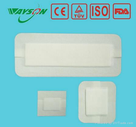 Self-adhesive with absorbent pad 2