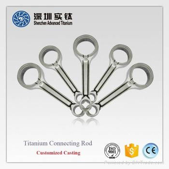 Titanium Alloy Casting and Forged Connecting Rod for Sale