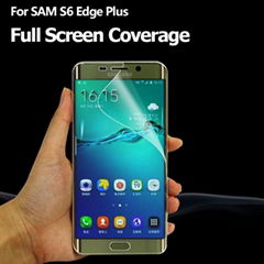 Full Screen Coverage anti shock screen protector film for GALAXY S6 Edge+