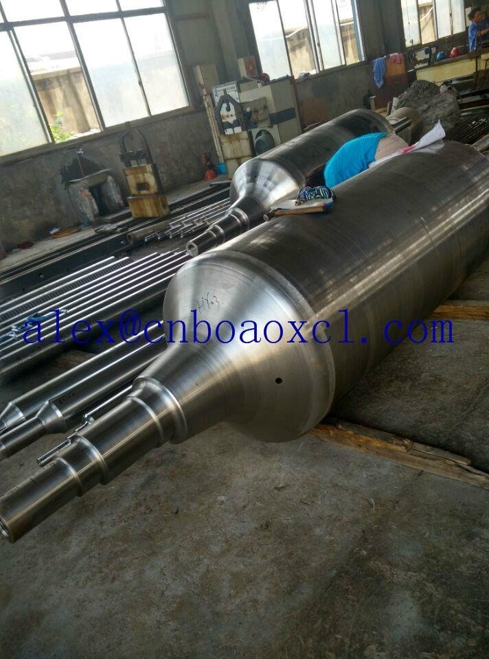 Furnace roll with large OD