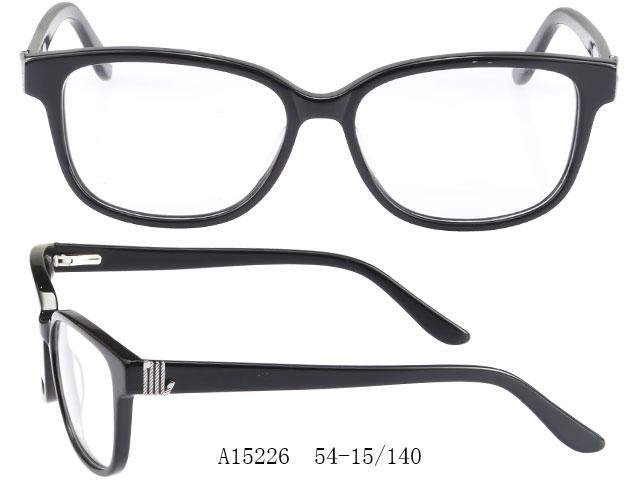 Fancy color acetate optical frame wholesale eyeglasses ready stock 4