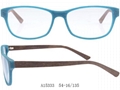 Wood effect acetate eyewear manufacturer optical glasses handmade 3