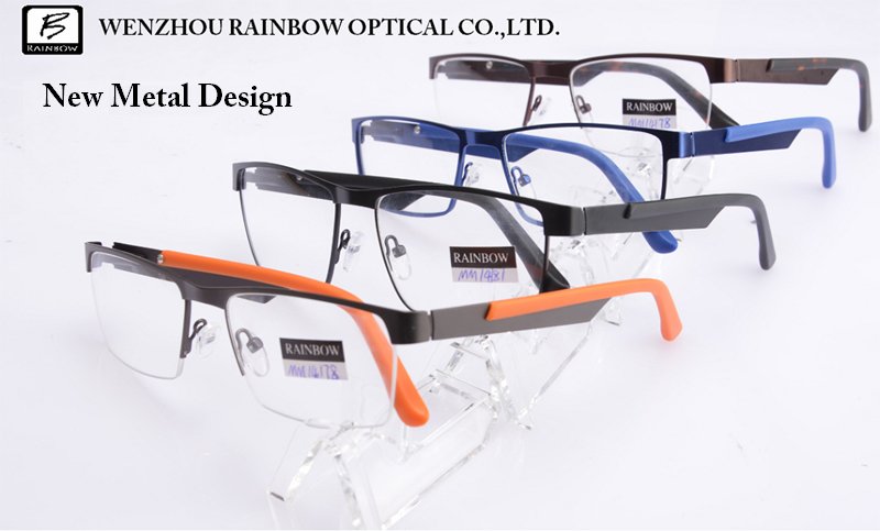 Metal optical frames spectacle glasses eyewear western style manufacturer