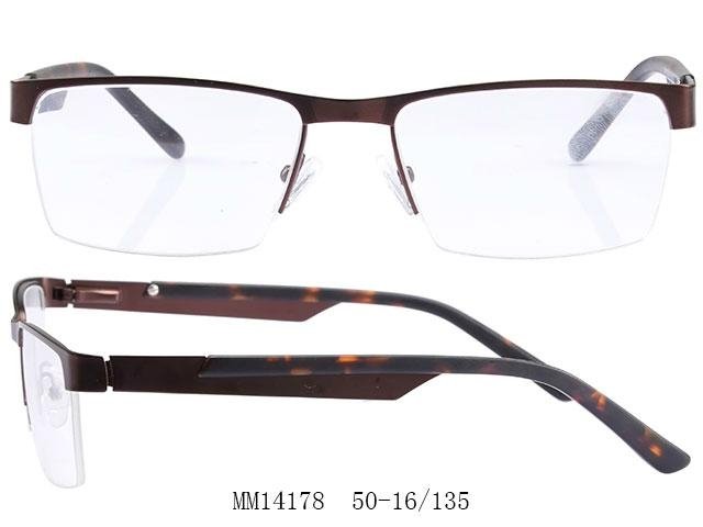 Metal optical frames spectacle glasses eyewear western style manufacturer 4