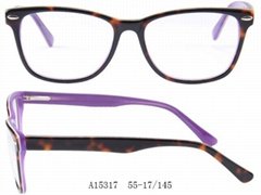 Acetate eyeglasses ready made stock eyeglass frames eyewear