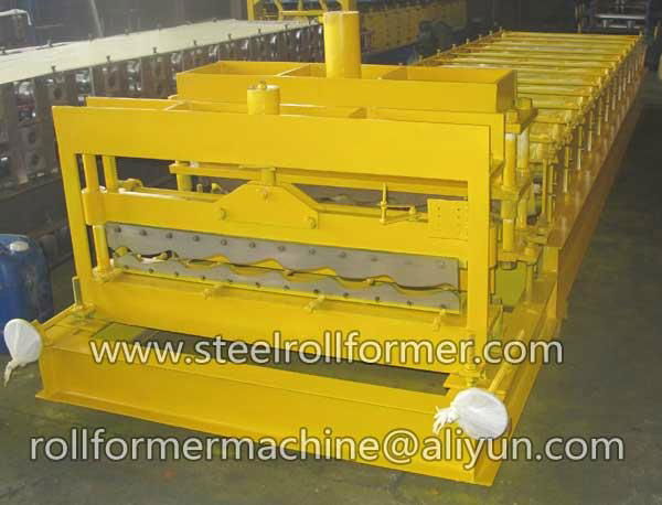 roof tile metal steel roll forming machine