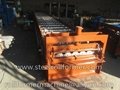 trapezoidal profile roofing roll forming machine