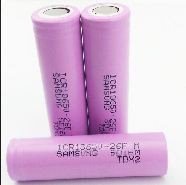 A Grade 18650 lithium battery cell ICR18650-26F 26FM LiNiCoMnO2 Battery