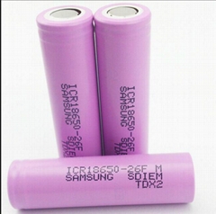 A Grade 18650 lithium battery cell ICR18650-26F 26FM LiNiCoMnO2 Battery