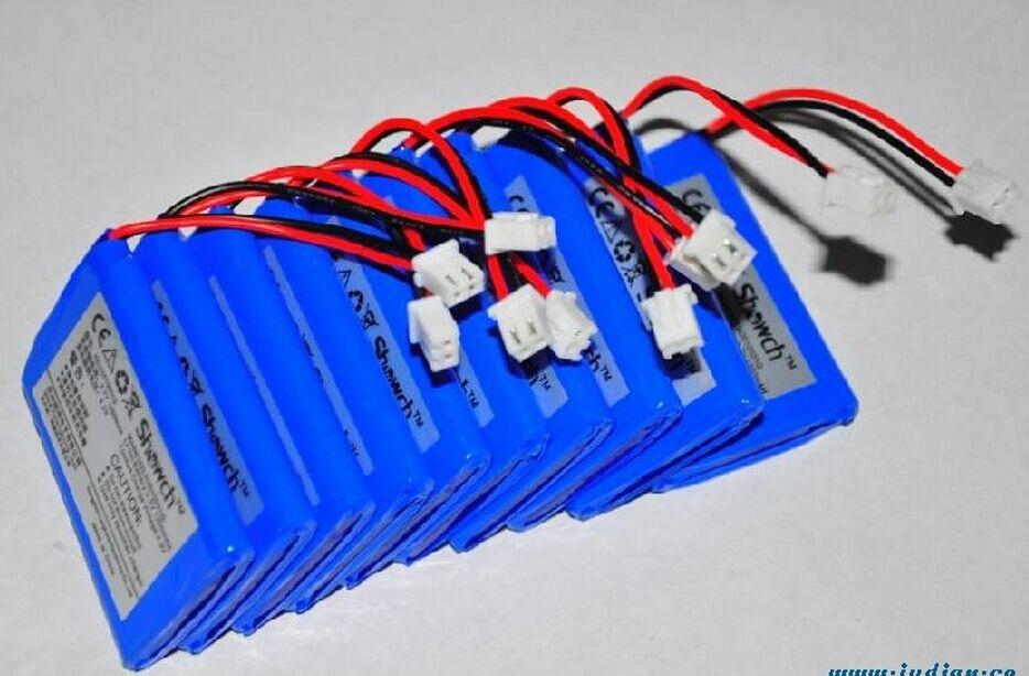 3.7v 7.4v 1600mah 1800mah li polymer lithium battery pack 2