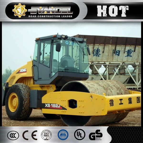 XCMG New 18 ton single drum road roller XS182J for sale 2