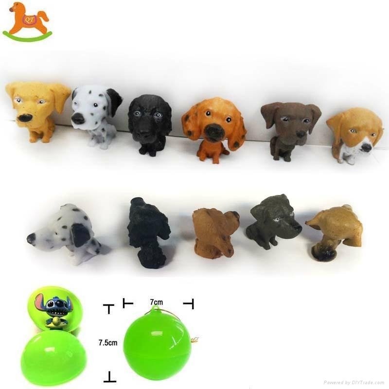 PVC dog figurines toy  