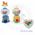 New crown shape candy machine dispenser with sweet candy